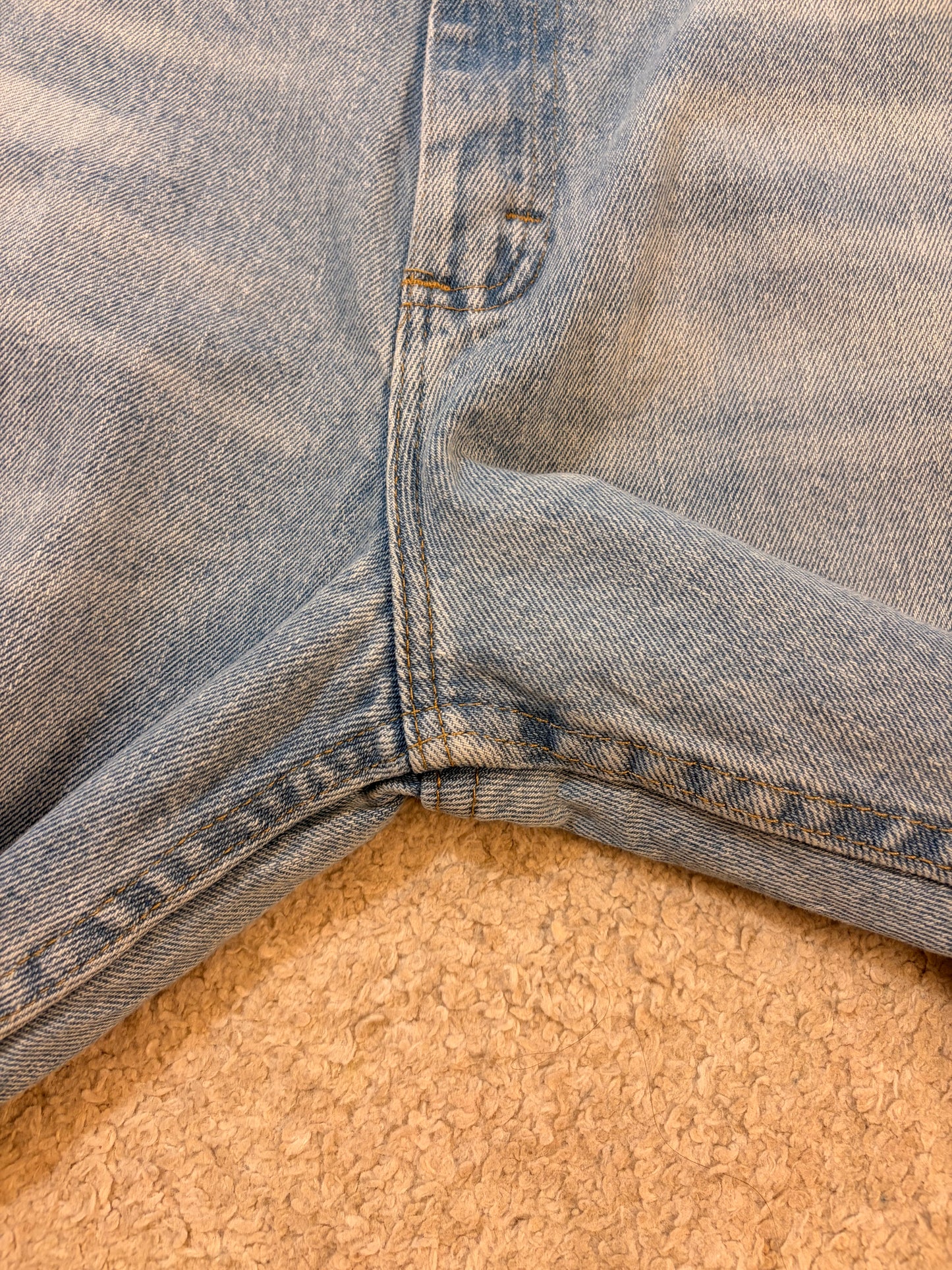 Jean Wrangler Premium Quality Bleu Clair Stretch Straight Fit – Taille W38 L32 | Seconde Main