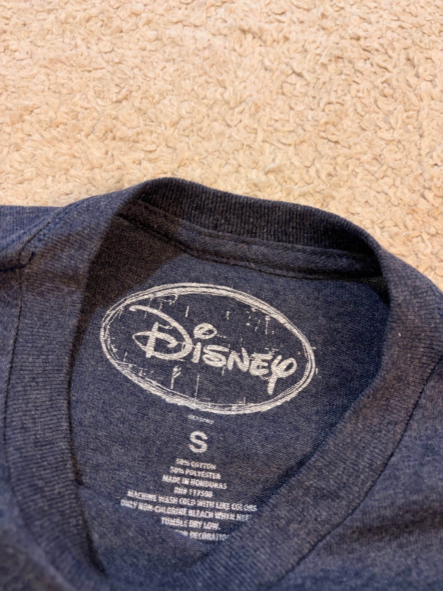 T-shirt Disney Mickey Mouse "I'm With Goofy" Bleu Chiné – Taille S | Seconde Main