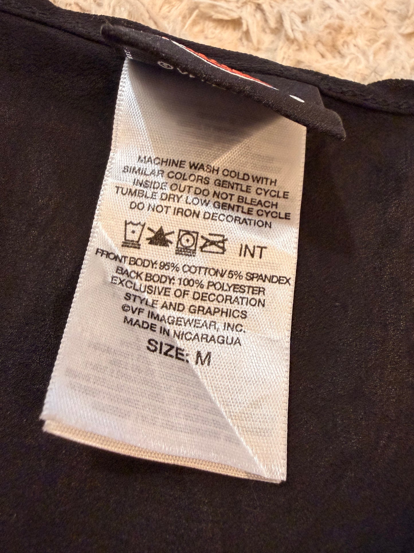 Débardeur Harley-Davidson El Paso Texas Bi-matière Lavande Brodé Voile Noir Transparent – Femme – Taille M