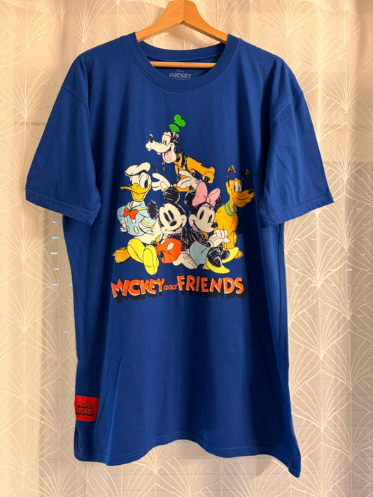T-shirt Disney Mickey and Friends Bleu Roi – Taille M