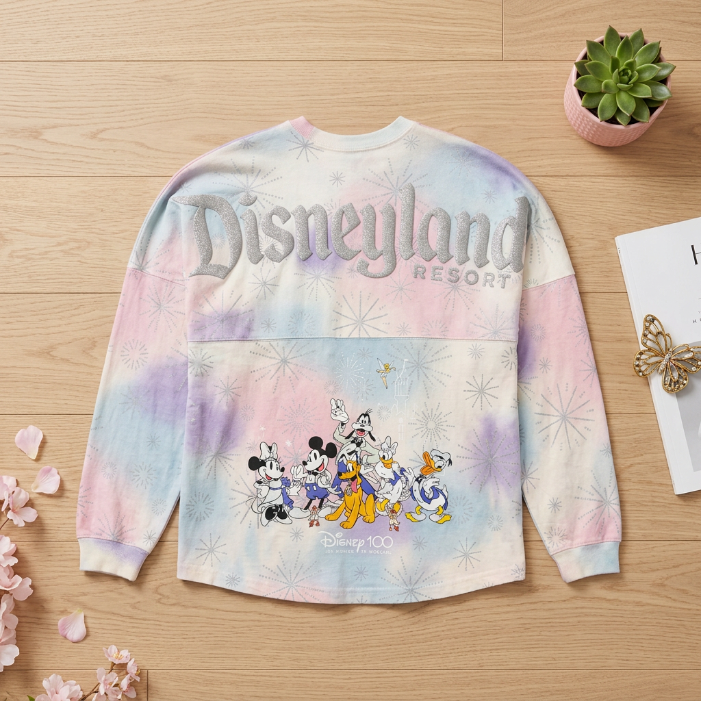 Spirit Jersey Disney 100 Ans Disneyland Paris Pastel – Taille L | Seconde Main
