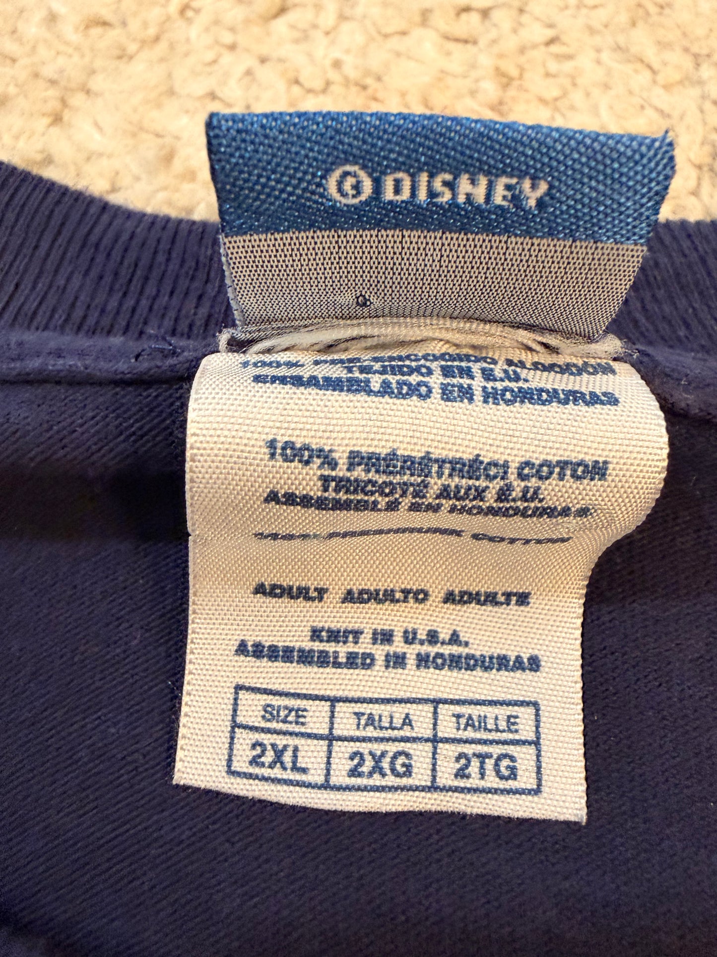 T-shirt Disney Dreams Florida Mickey Mouse Bleu Marine – Taille 2XL