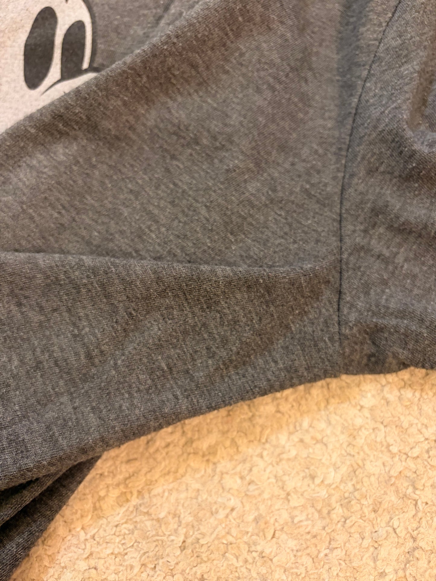 T-shirt Disney x Old Navy Mickey Mouse Gris Anthracite Chiné Coton/Polyester – Taille XL | Seconde Main