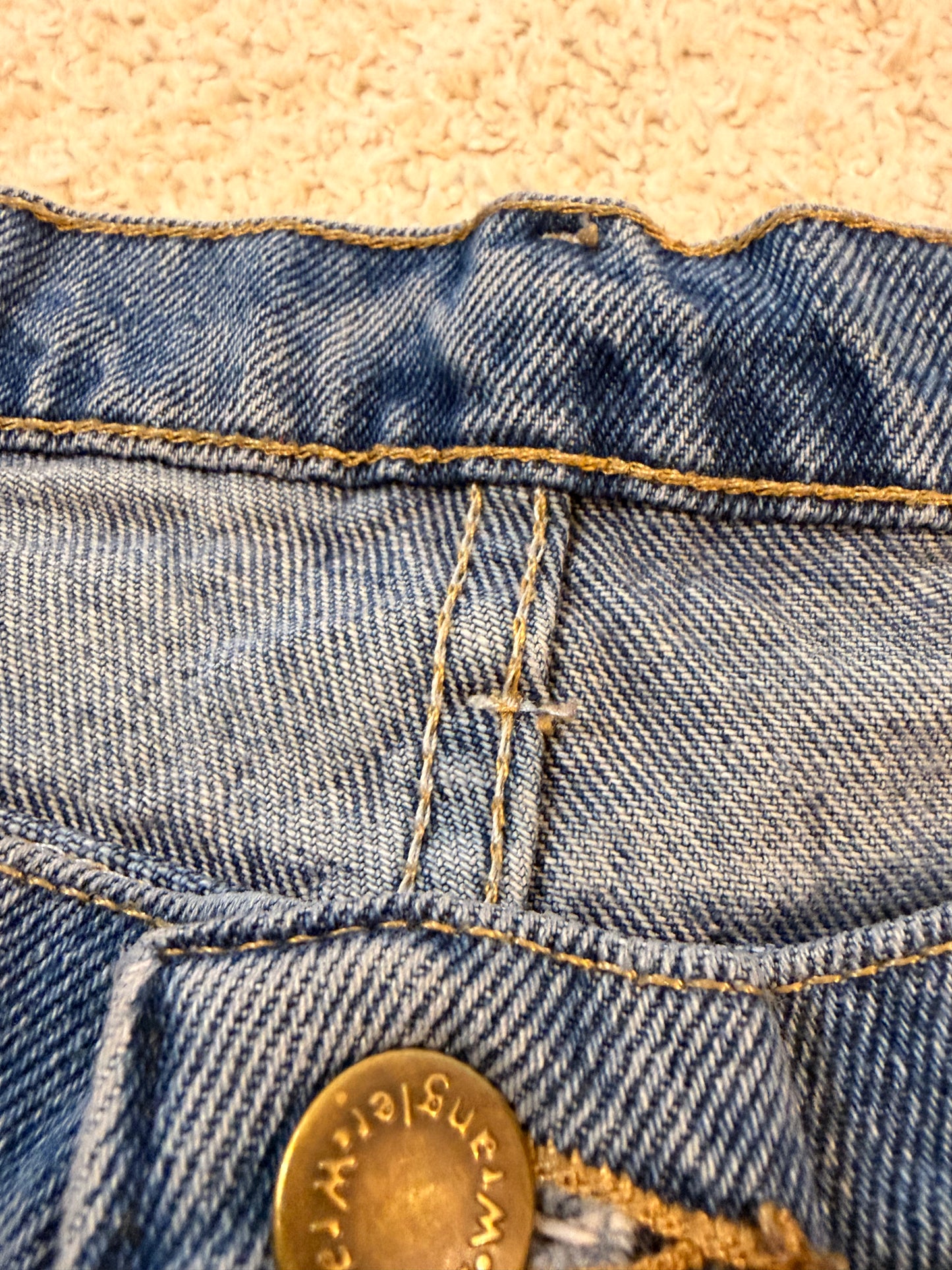 Jean Wrangler Blue Ridge Bleu Clair Straight Fit 100% Coton – Taille W42 L32 | Seconde Main