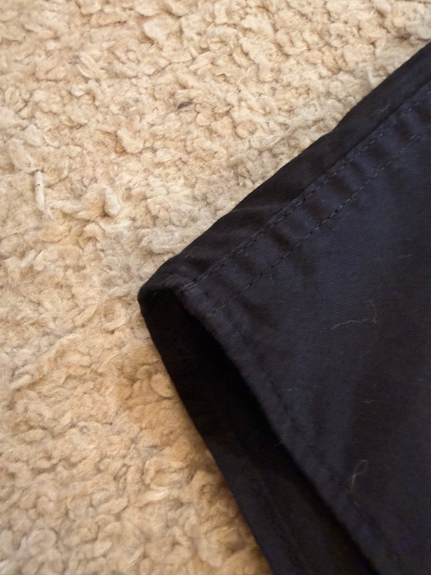 Chemise Pierre Cardin Manches Longues Noire – Taille L (16-16½)