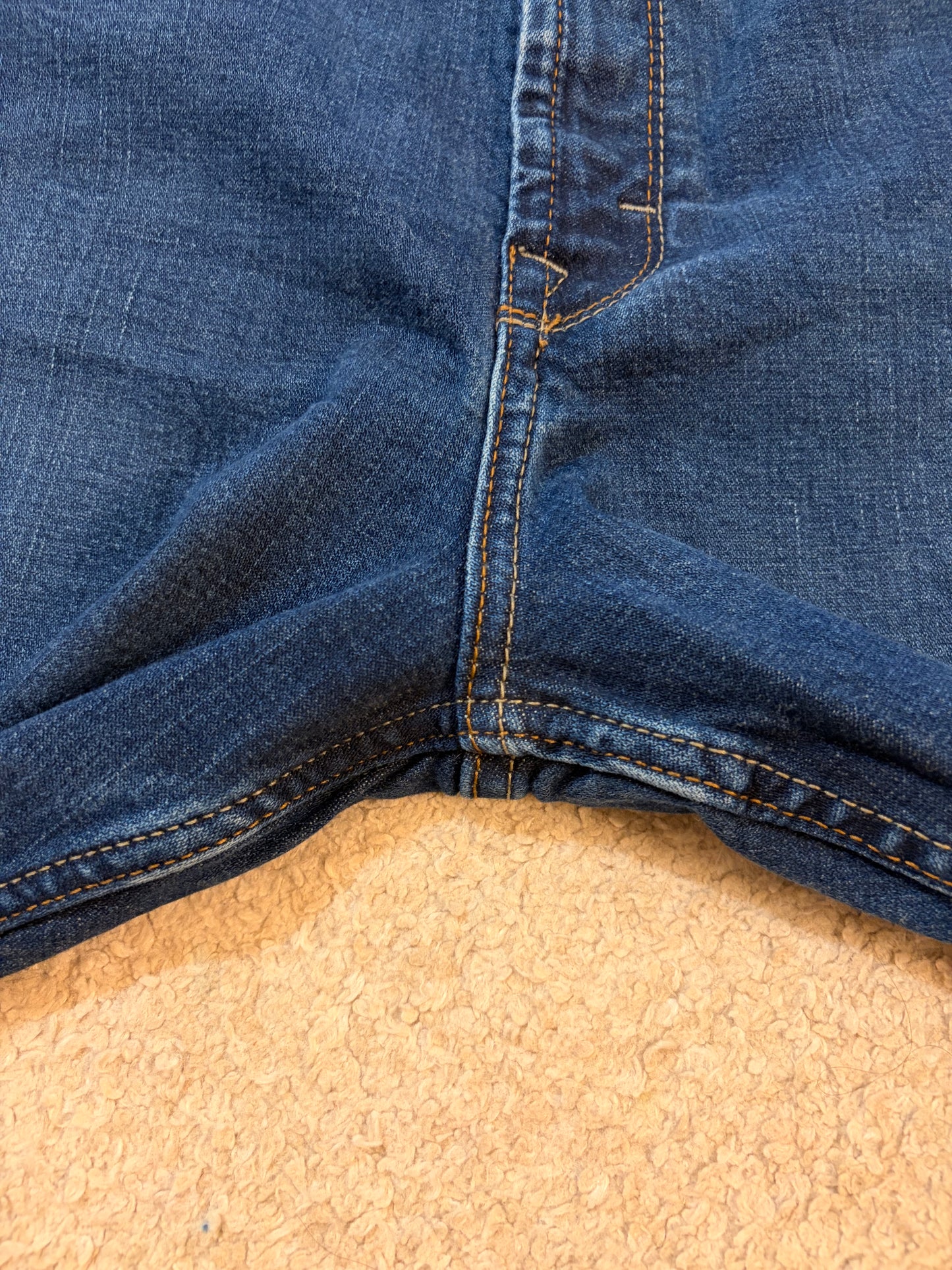 Jean Wrangler Relaxed Bootcut Bleu Stretch Coton/Élasthanne – Taille W34 | Seconde Main