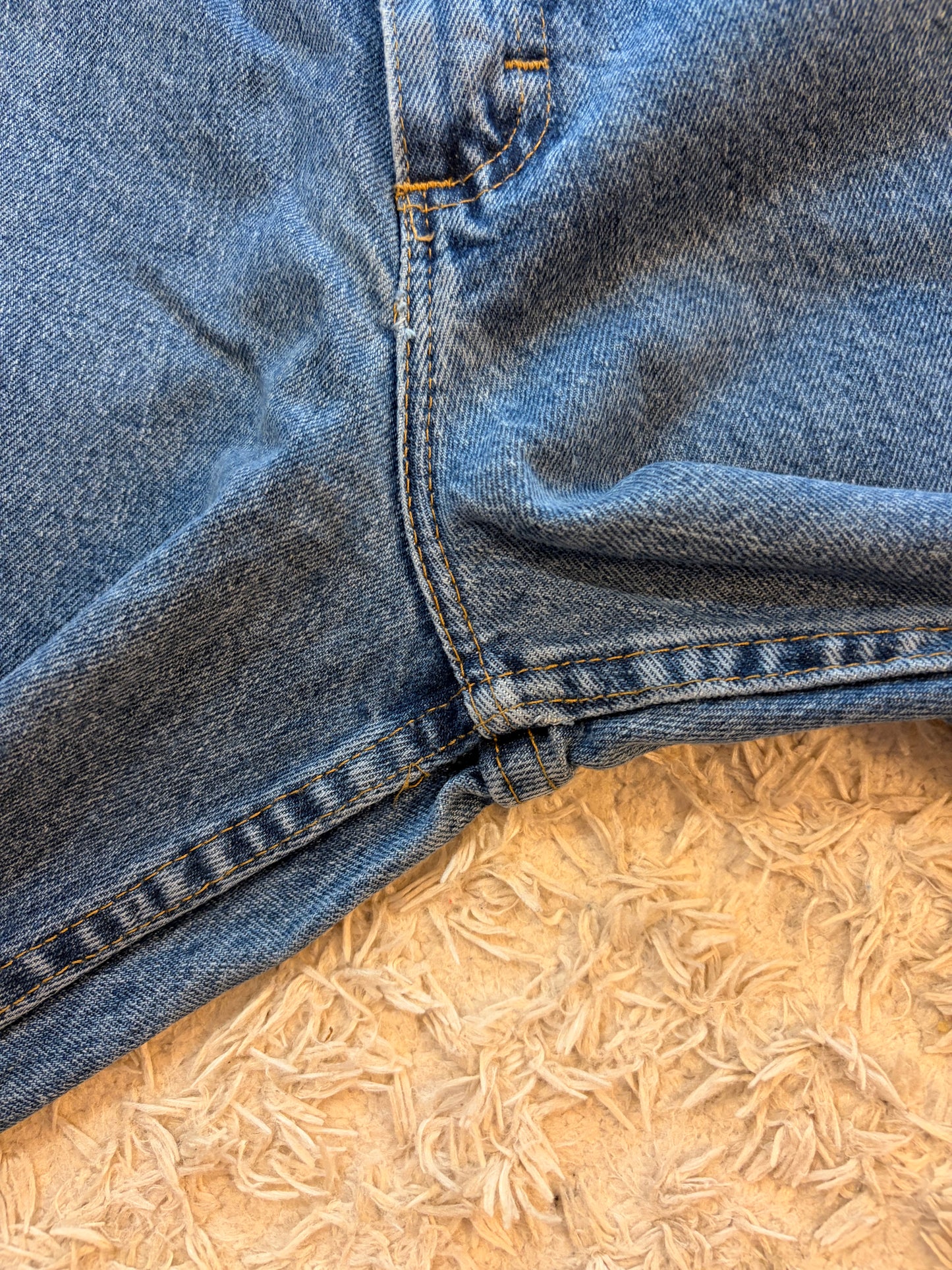 Jean Wrangler Authentic Relaxed Fit Bleu Moyen Délavé 100% Coton W38/L30 – Homme – Taille 48