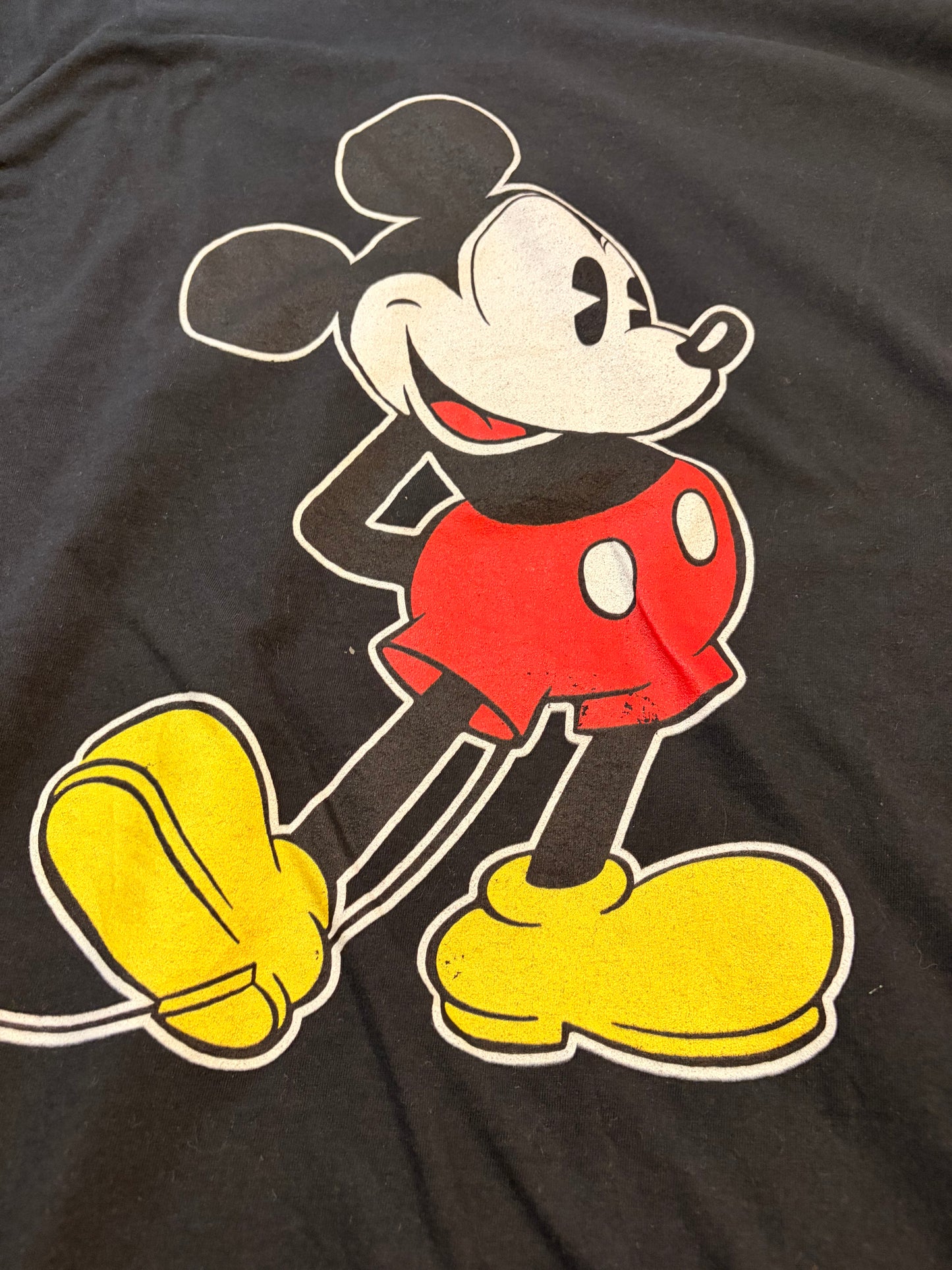 T-shirt Manches Longues Disney Mickey Mouse Noir – Taille L