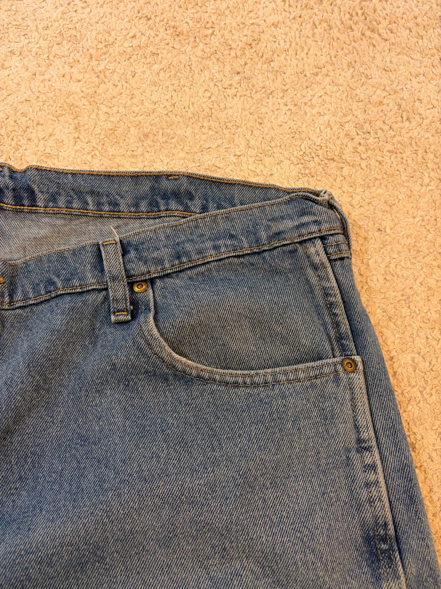 Jean Wrangler Blue Ridge Bleu Clair Straight Fit 100% Coton – Taille W42 L32 | Seconde Main
