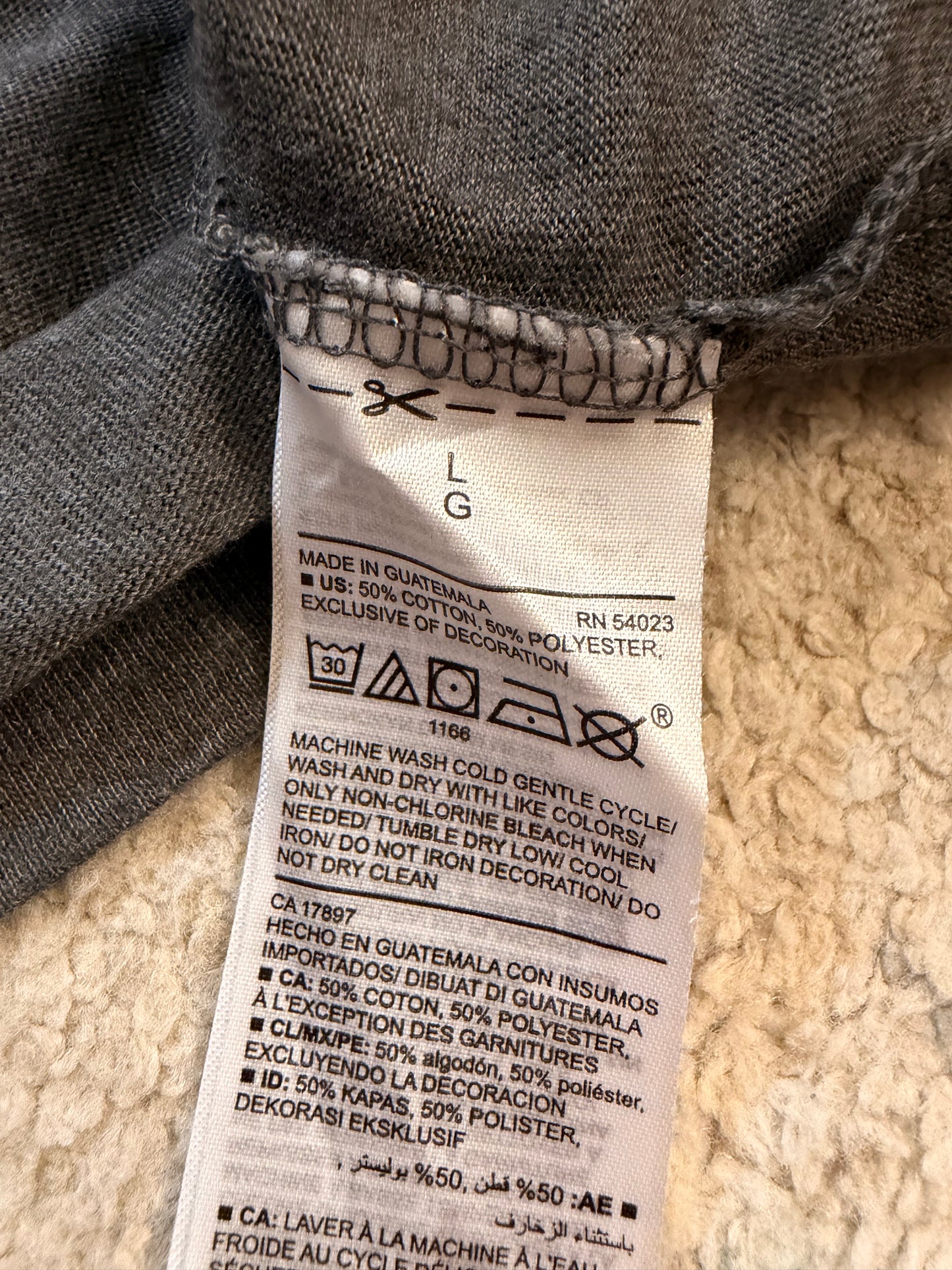 T-shirt Disney x Old Navy Mickey Mouse Gris Anthracite Vintage – Taille L