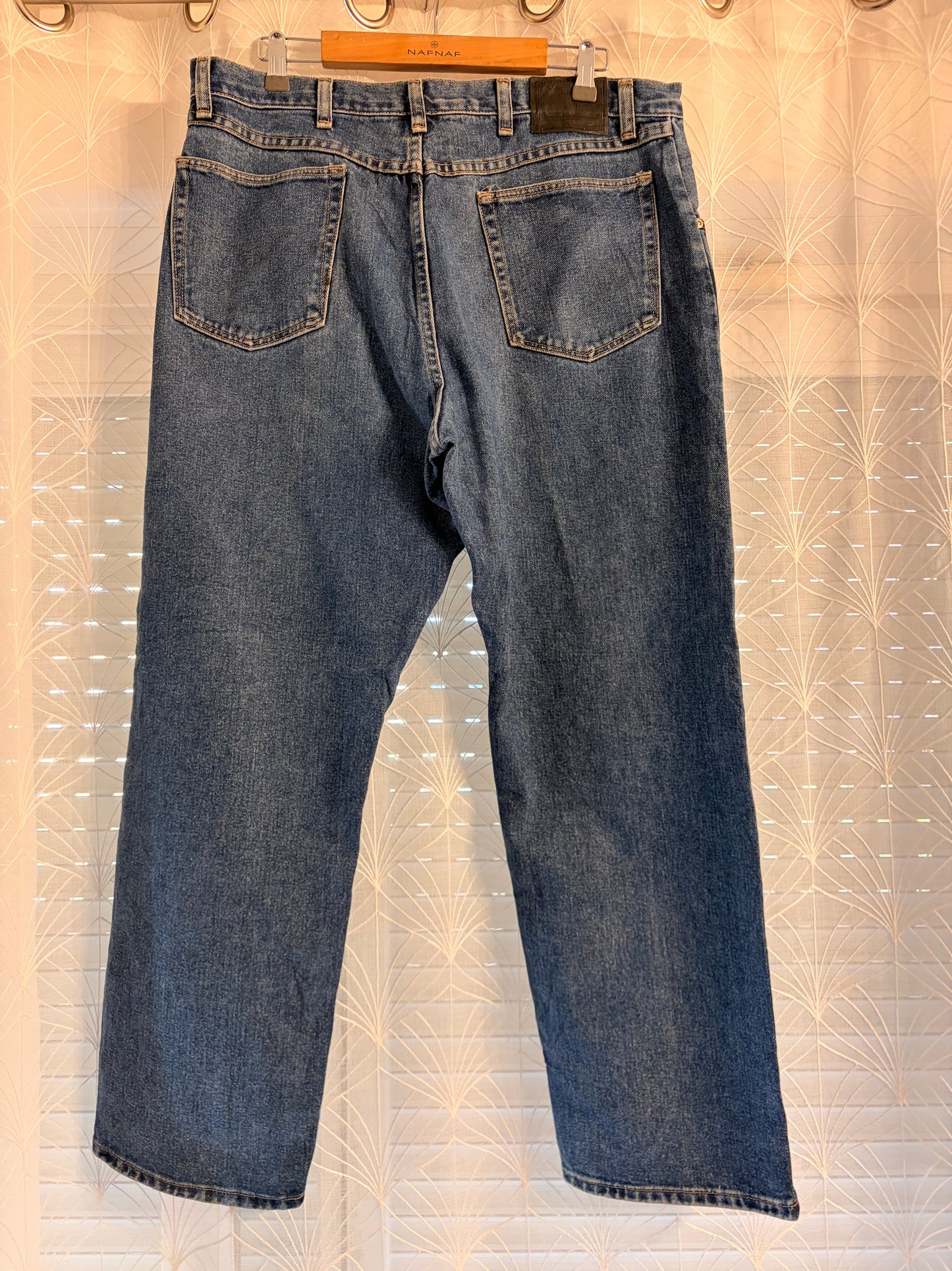 Jean Wrangler Silver Edition Droit Bleu Medium Délavé 100% Coton – Homme – Taille W38/L30