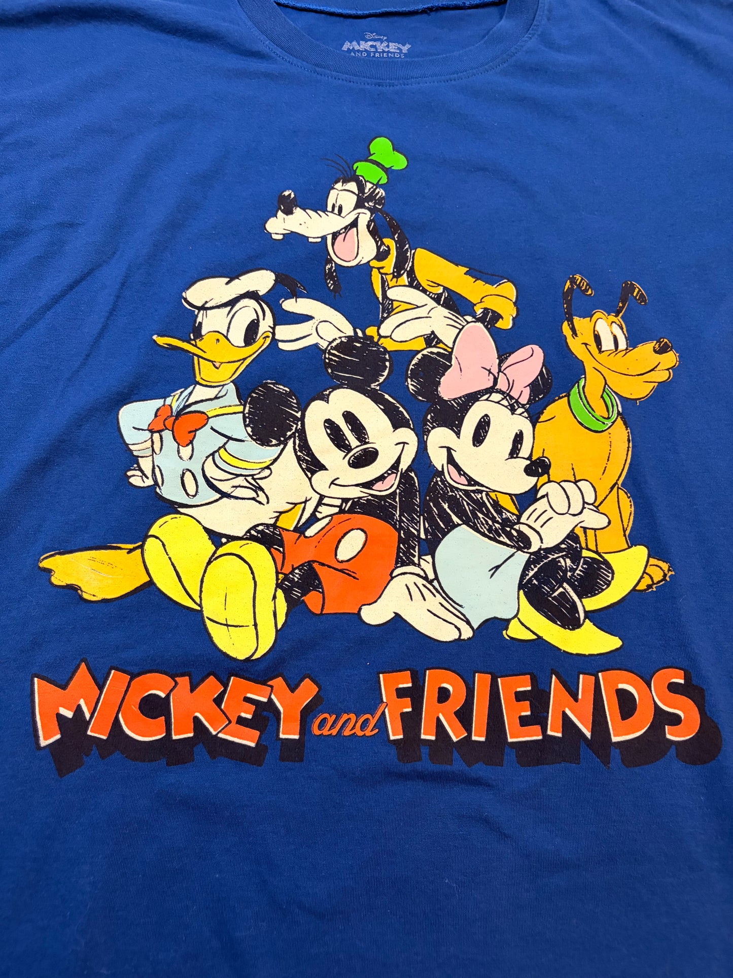 T-shirt Disney Mickey and Friends Bleu Roi – Taille M
