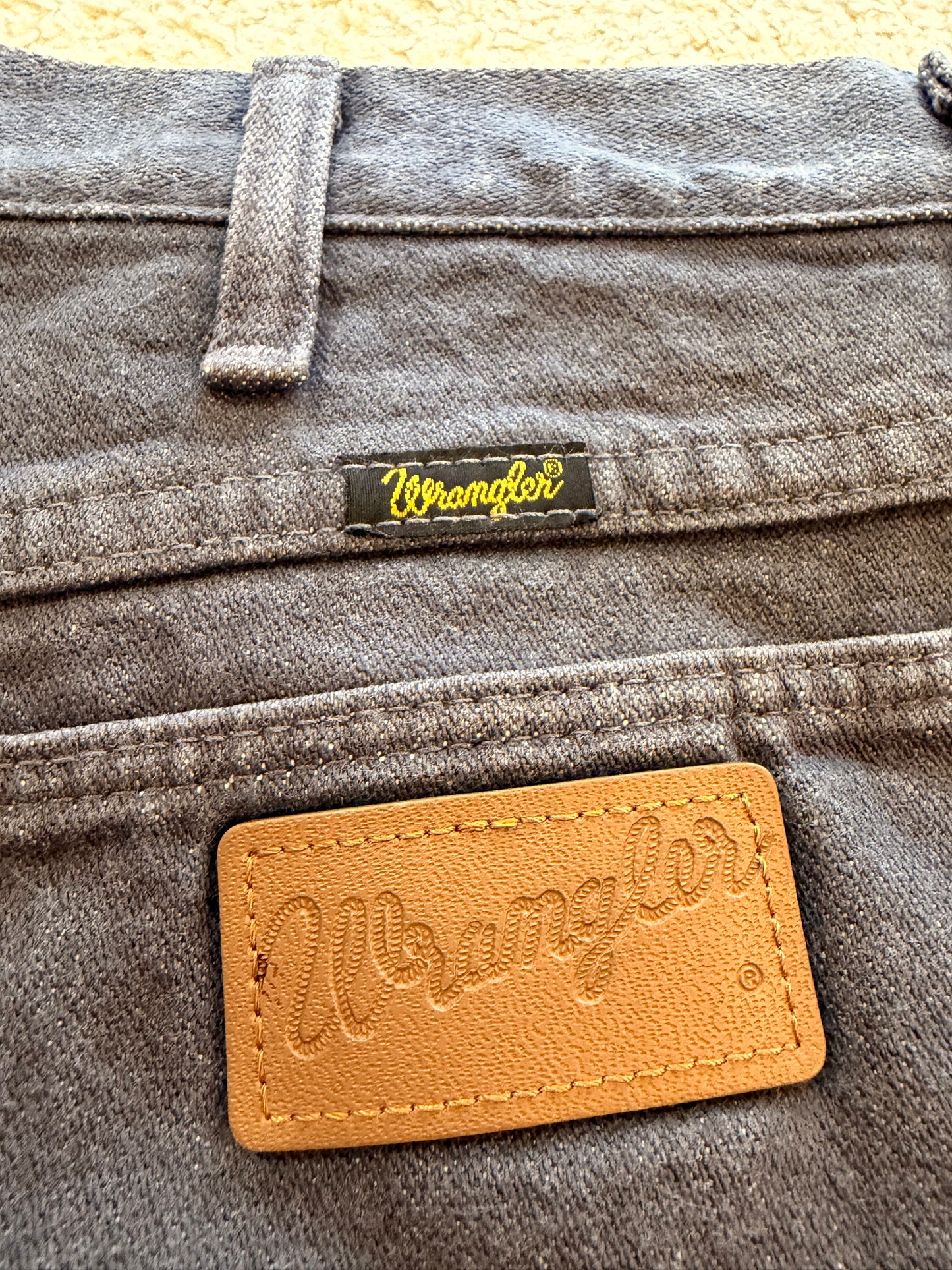Jean Wrangler Regular Fit Coupe Droite Gris Anthracite – W31 L30