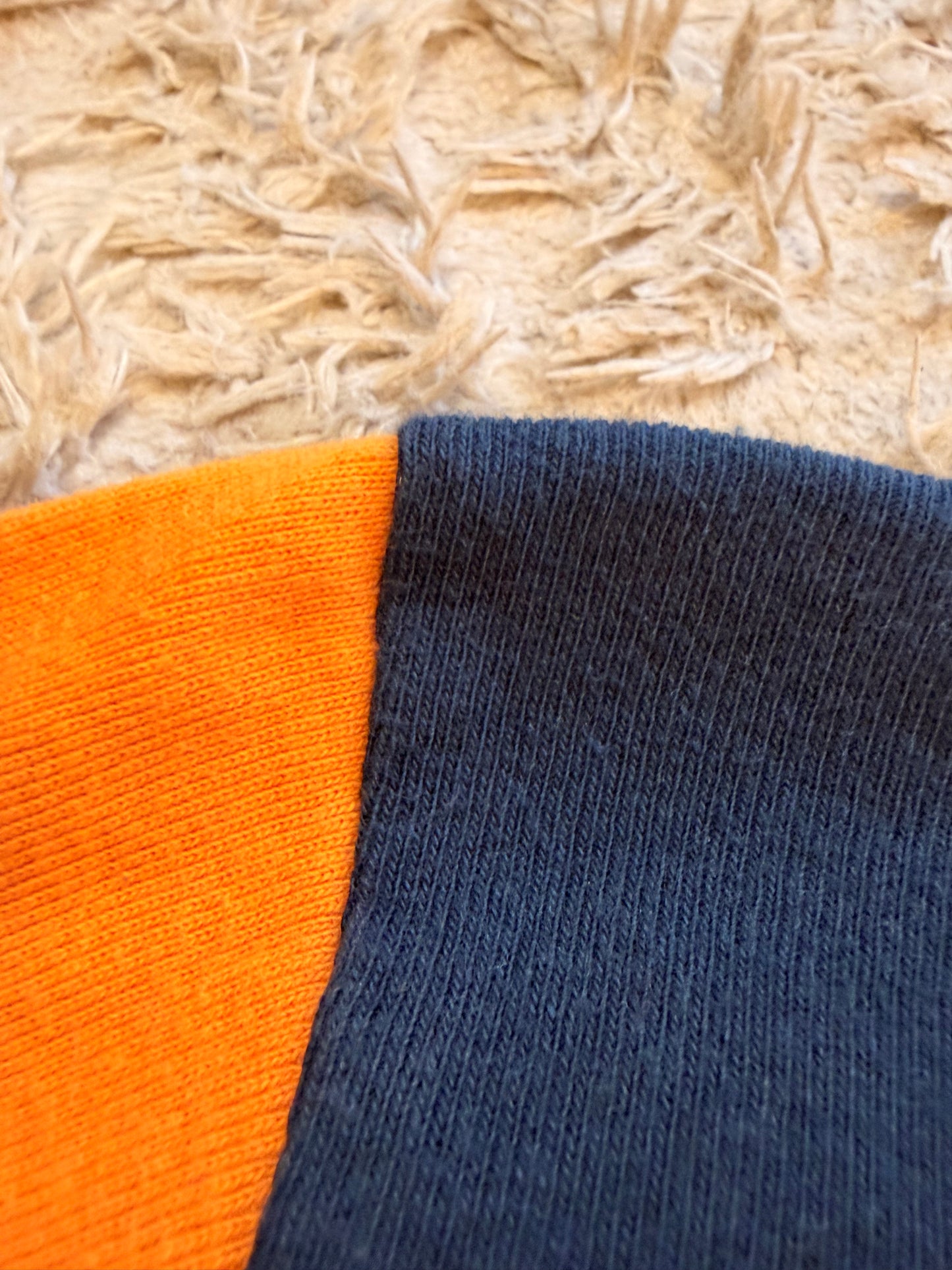 Top Manches Longues Harley-Davidson Vintage 2004 Holoubek D&S Phoenix Oregon Maille Côtelée Orange/Noir Brodé – Femme – Taille L
