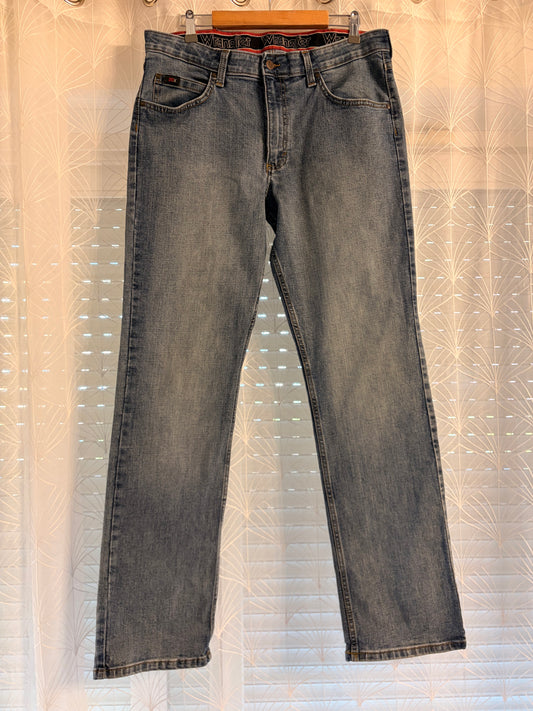 Jean Wrangler 20X Competition Stretch Bleu Droit Bande Élastique Intérieure – Homme – Taille W34/L34 (44)