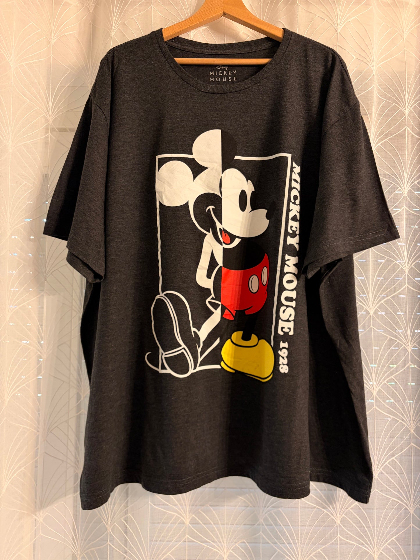 T-shirt Disney Mickey Mouse 1928 Gris Anthracite – Taille 3XL | Seconde Main
