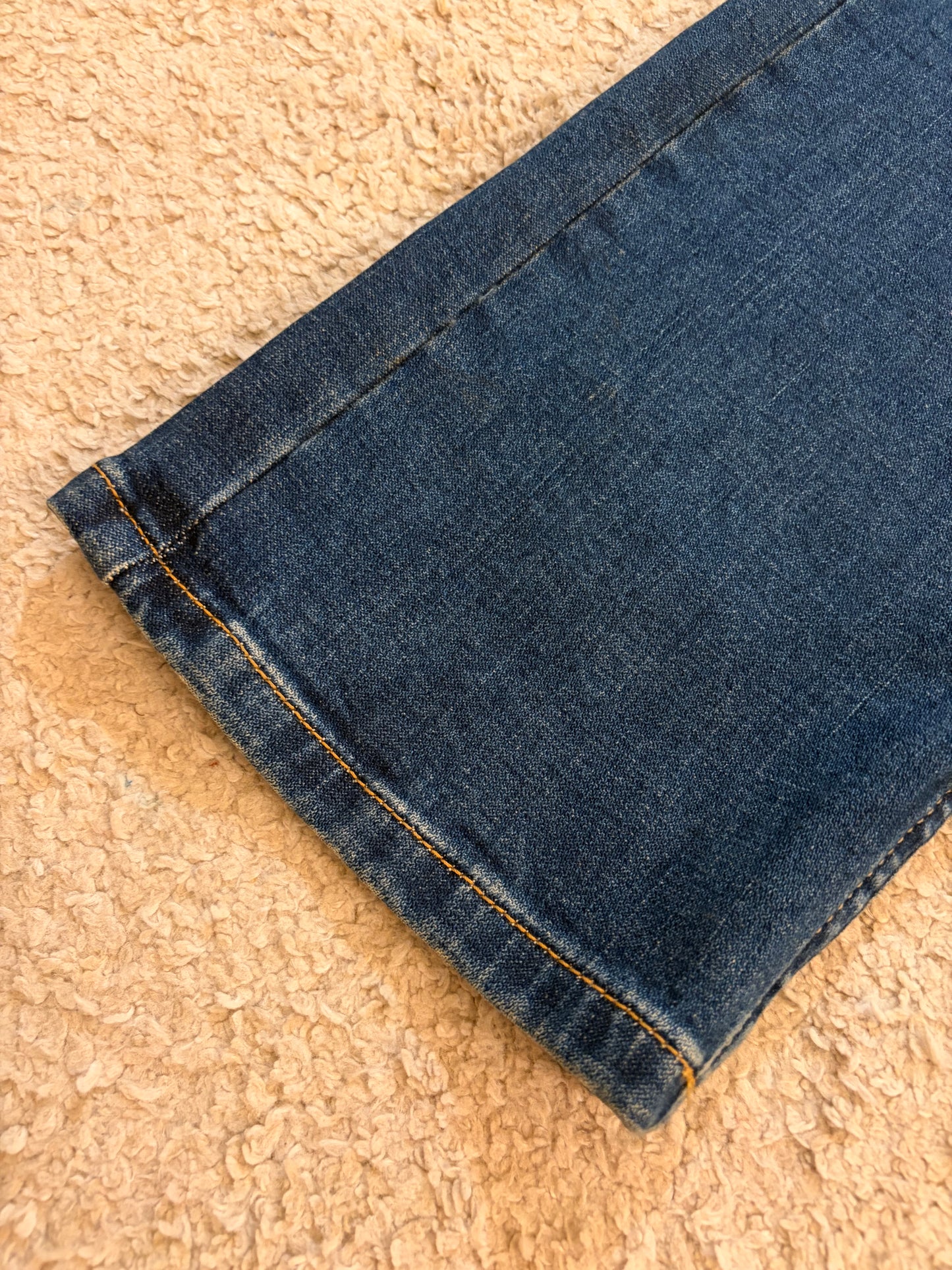 Jean Wrangler Premium Quality Bleu Foncé Stretch Regular Taper – Taille W34 L32 | Seconde Main