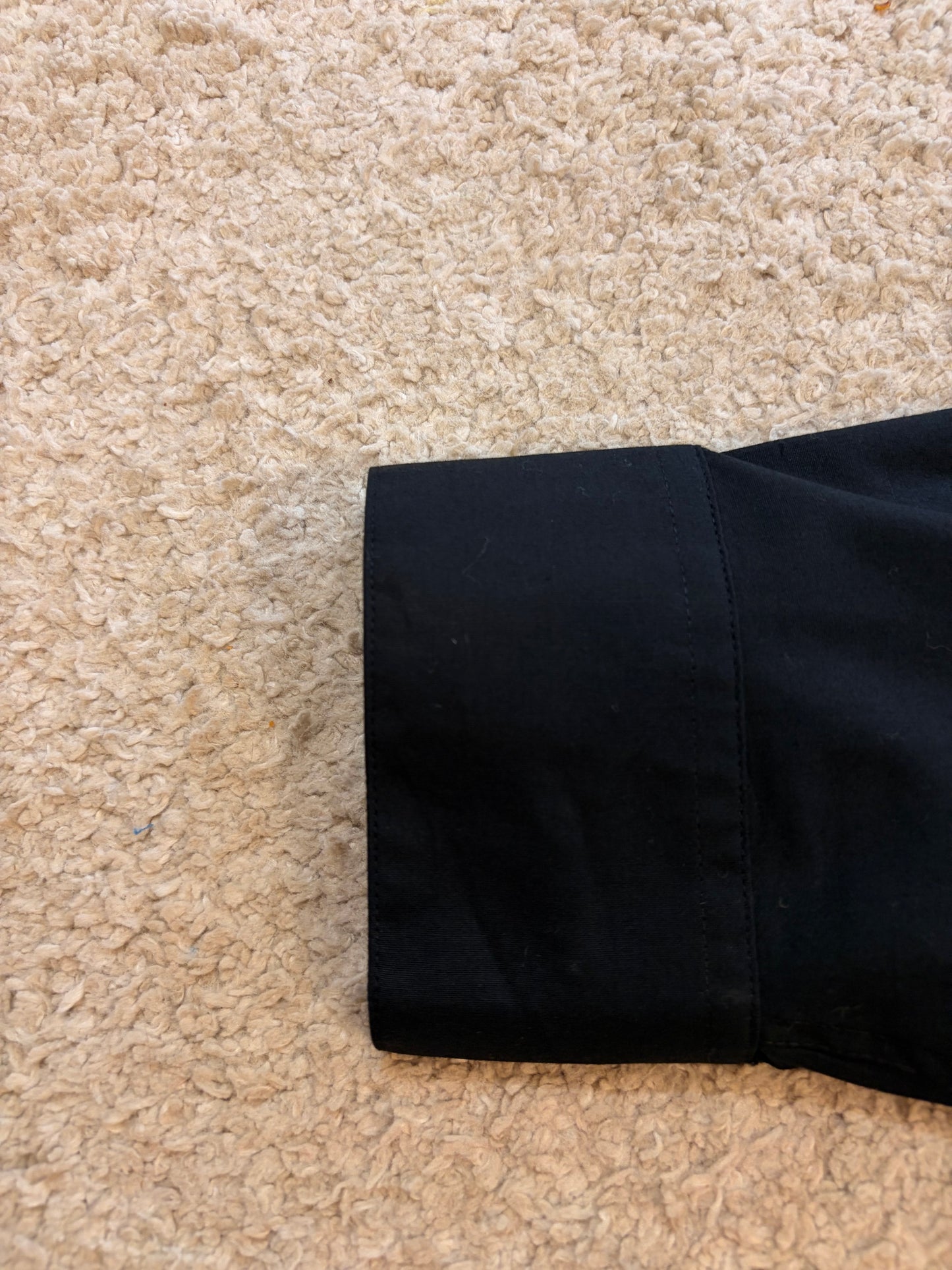 Chemise Pierre Cardin Manches Longues Noire – Taille L