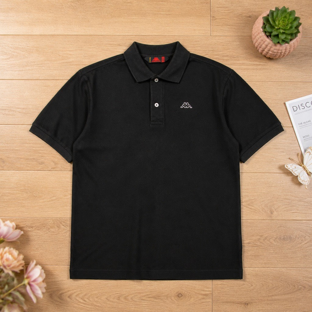 🤵 Polo Robe di Kappa Noir - Élégance Décontractée