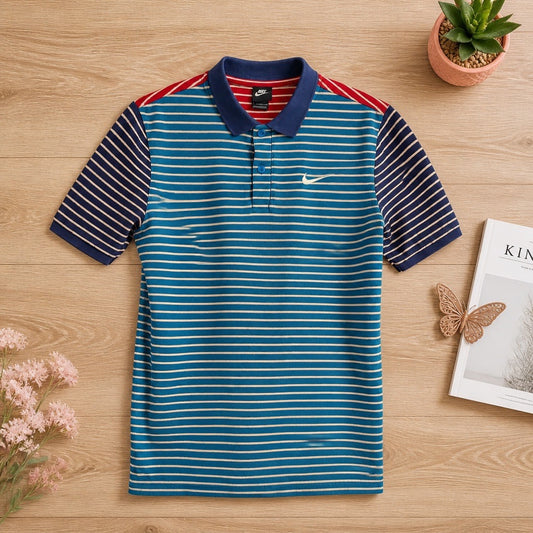 🌈👕 Polo Nike a rayas multicolores - Alegre y deportivo