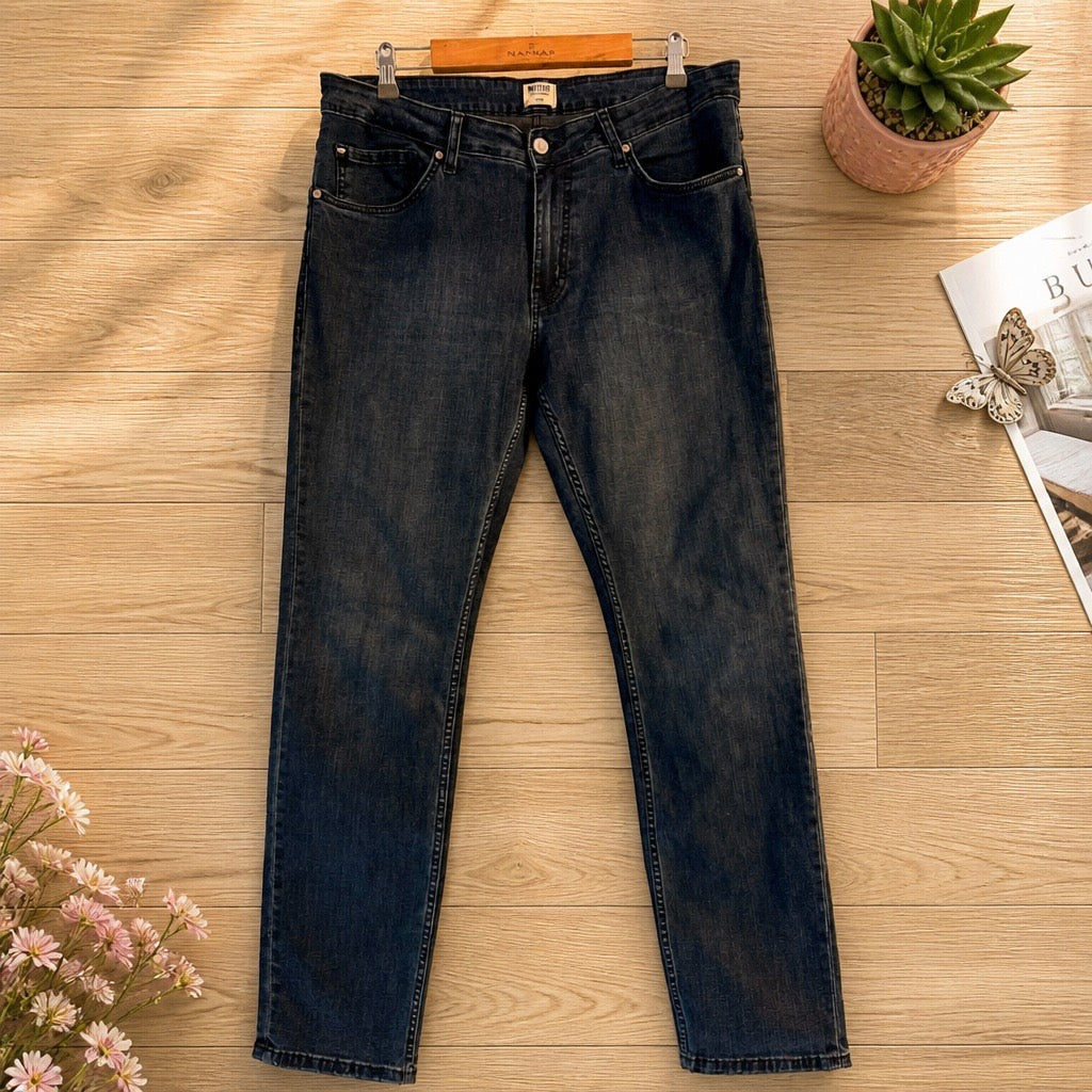 Jean Slim Mustang Jeans Sissy Bleu Foncé Taille 46 Excellent État