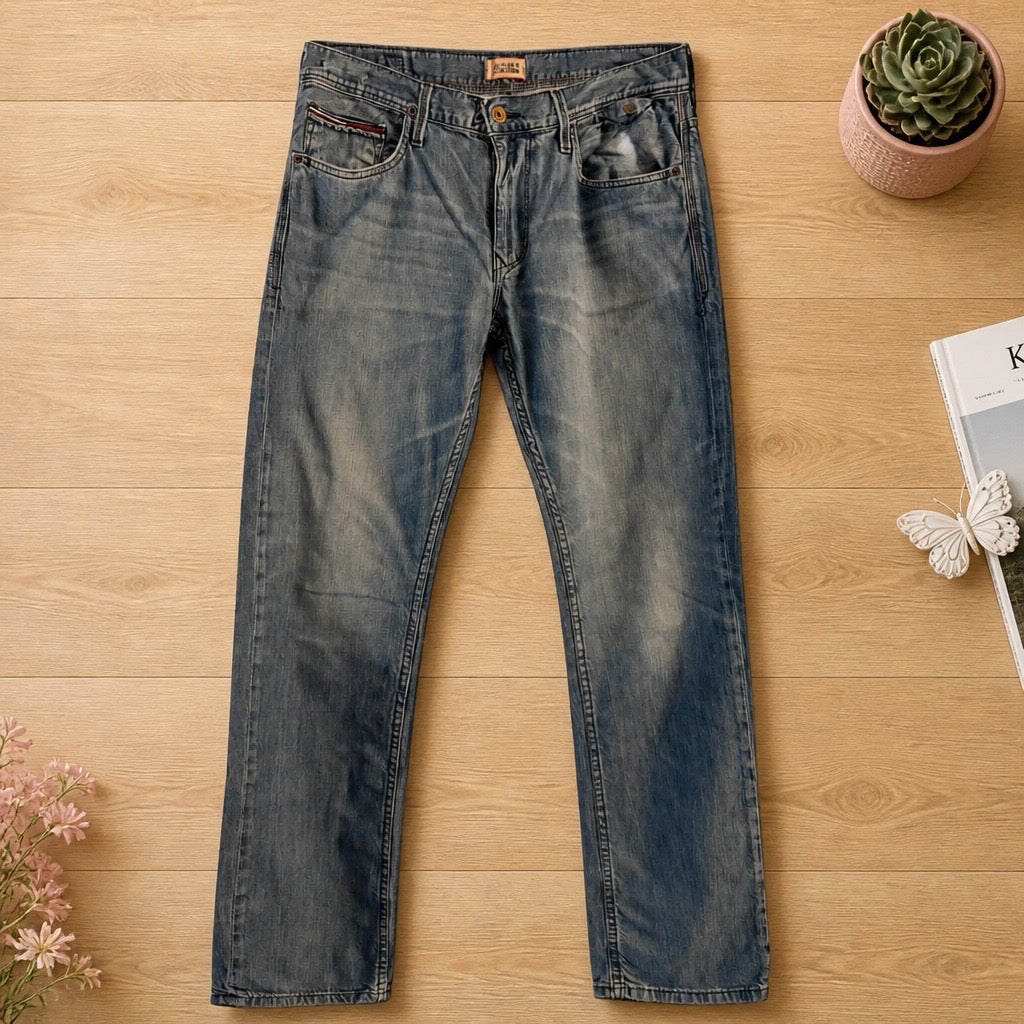 👖🔵 Jeans Hilfiger Denim Ryan Bleu - Fit Classique & Authentique