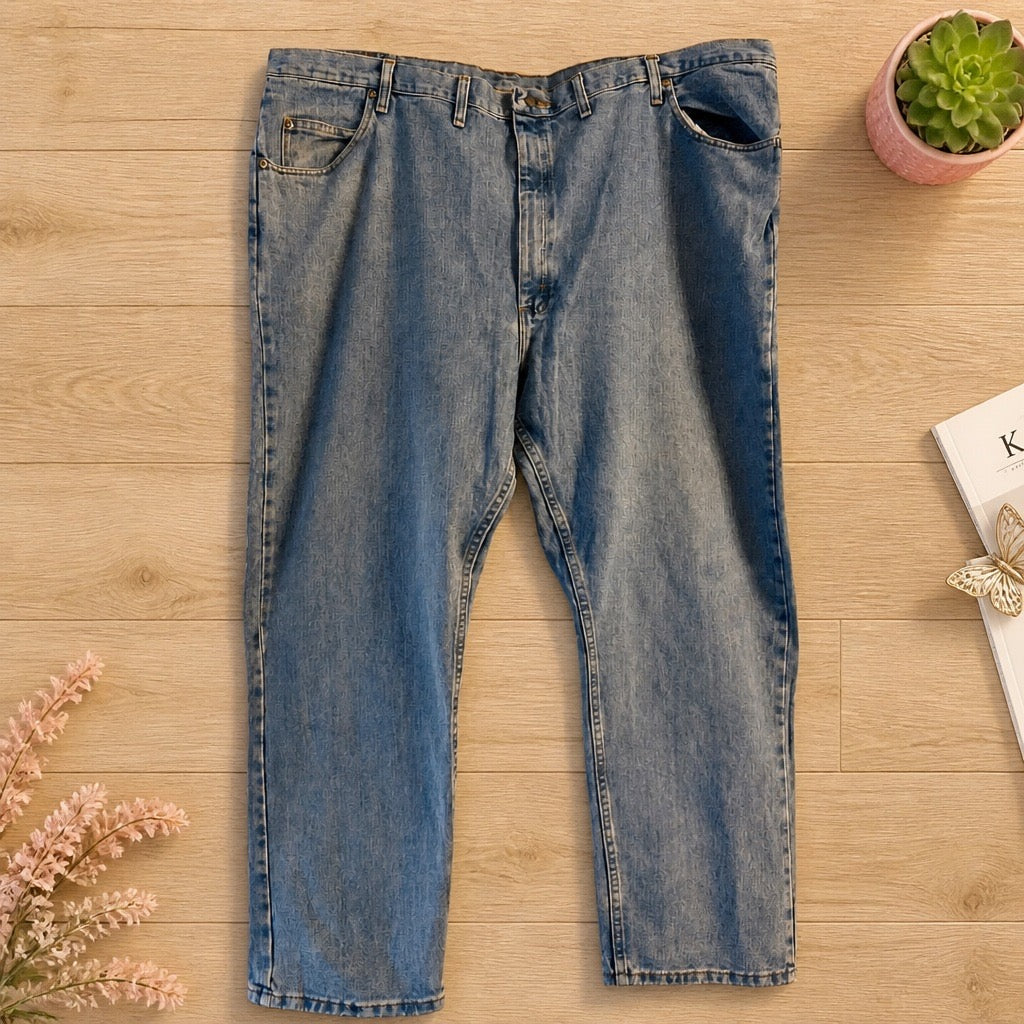 Wrangler Premium Quality Jeans - Blue - Men (W50L30)