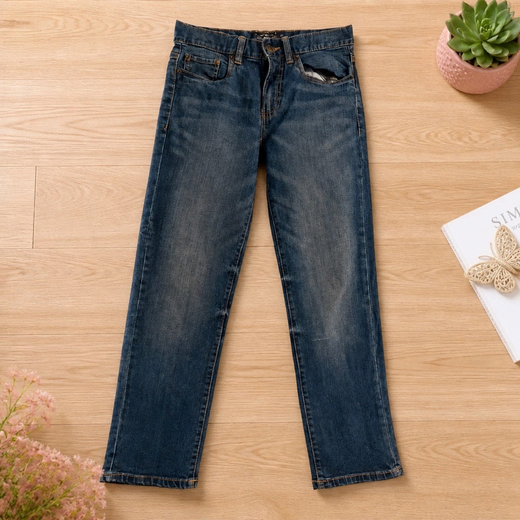🍀👖 Jeans Lucky Brand "Handcrafted Classic Straight" Bleu - Artisanat & Style