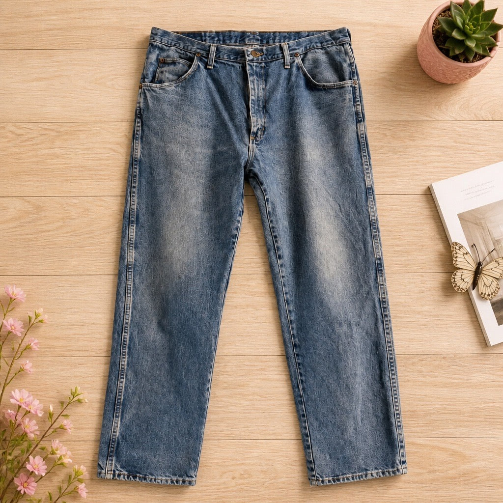 Wrangler Premium Quality Jeans - Blue - Men (W38L32)