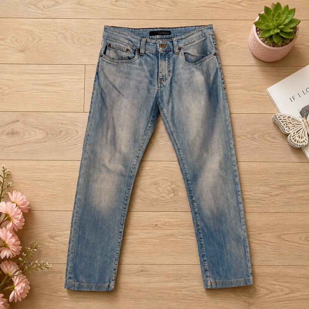 Jeans Calvin Klein Skinny Bleu Clair - Taille W30