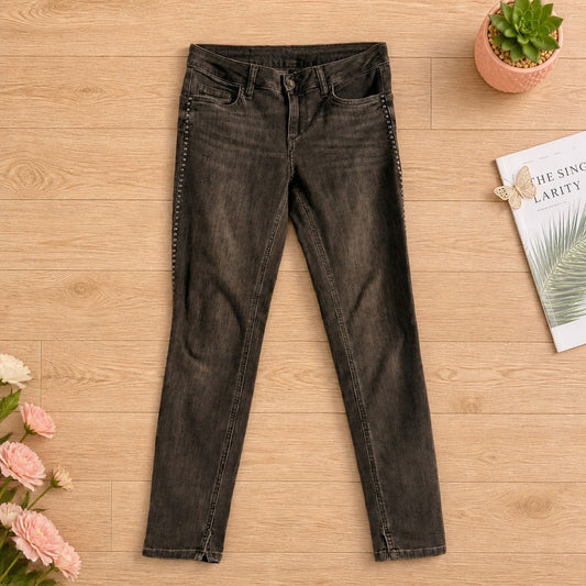 Jeans Liu Jo Skinny Gris - Taille W28