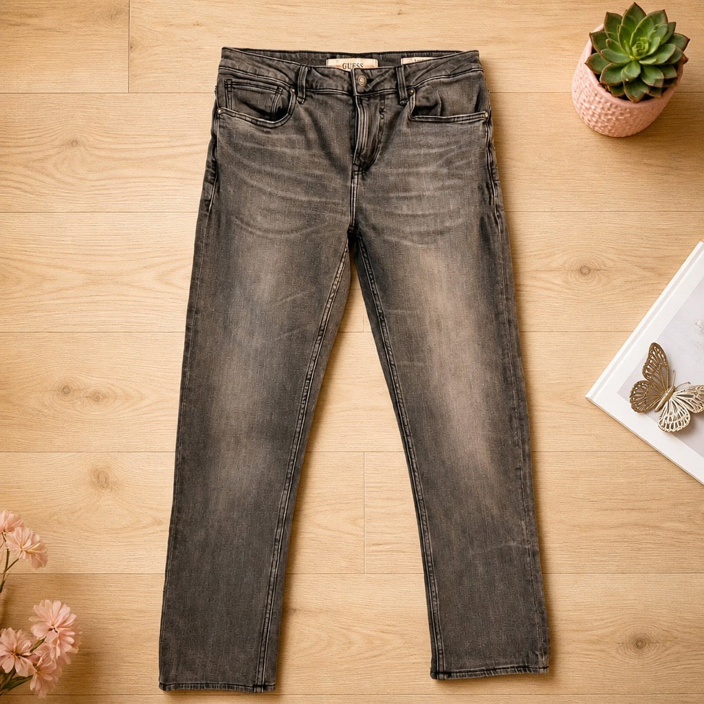 Jeans Slim Guess "Angels" Gris - Taille W31