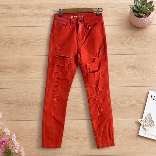 Jeans Vans Rouge - Taille XXS