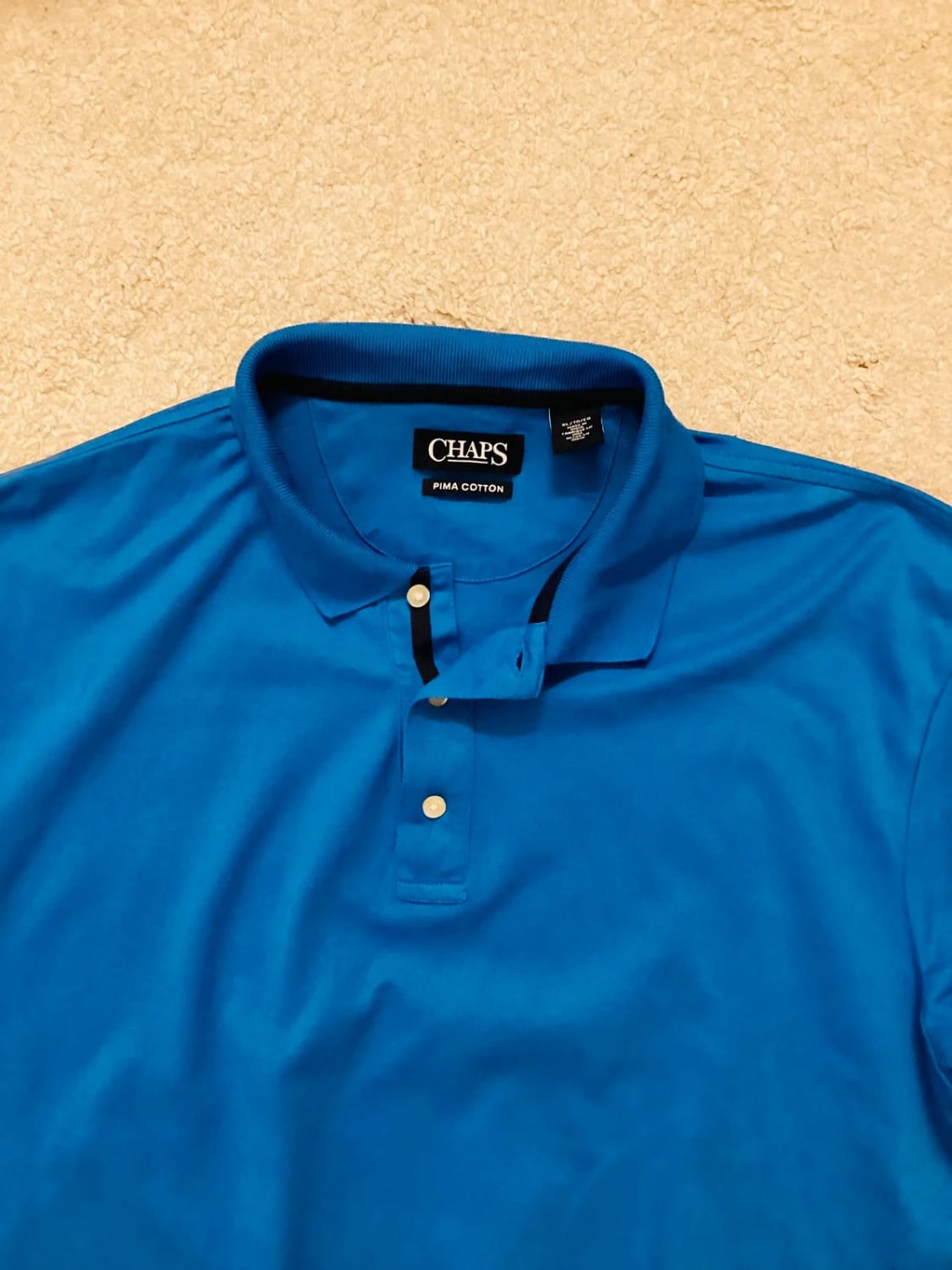Polo Chaps Homme Bleu - Taille XL