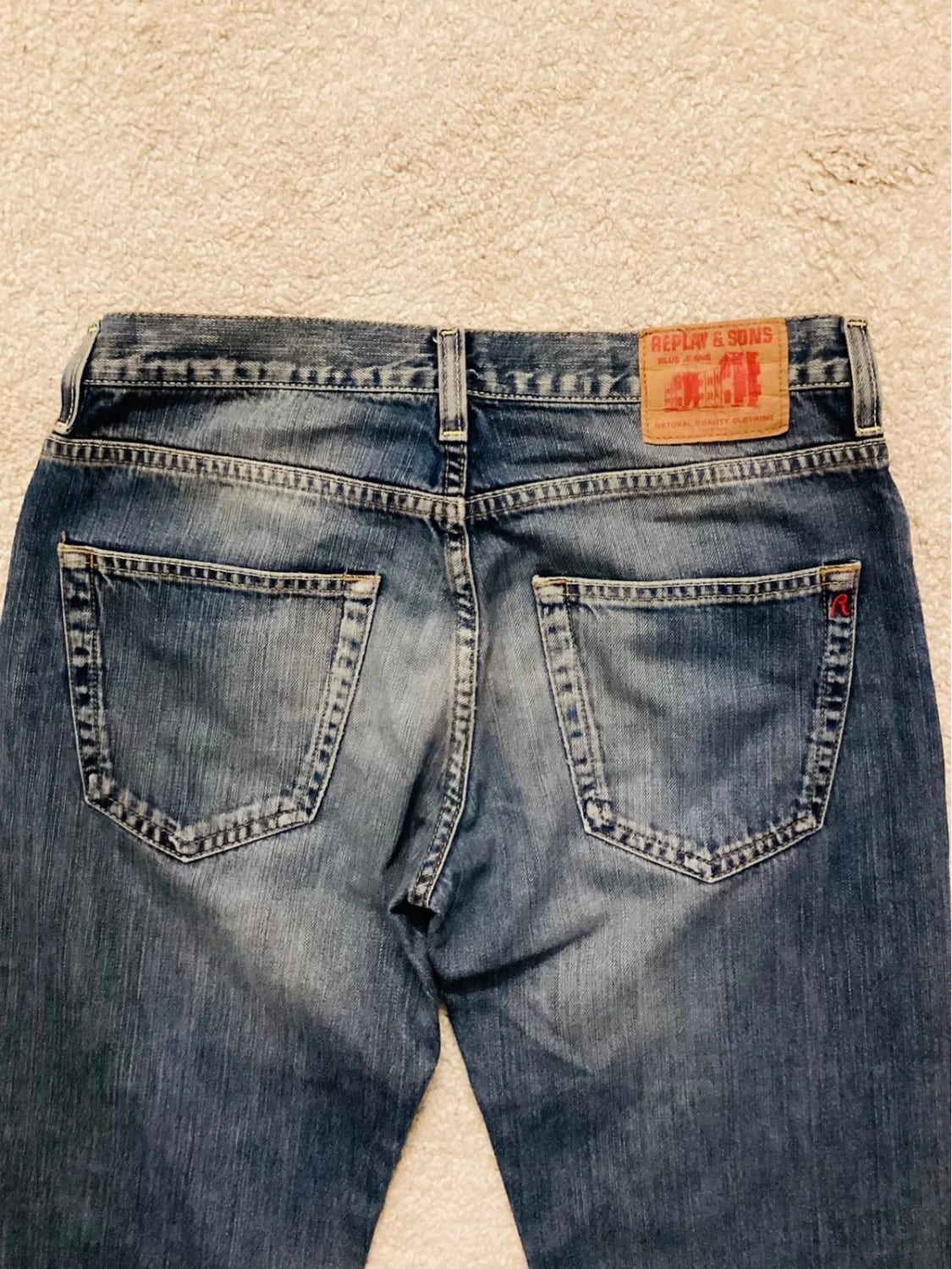 Jeans Replay&Sons W30 garçon bleu 💙