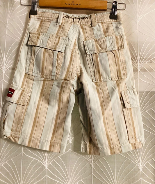 Pantalones cortos Napapijri 8A en muy buen estado para niño azul marrón