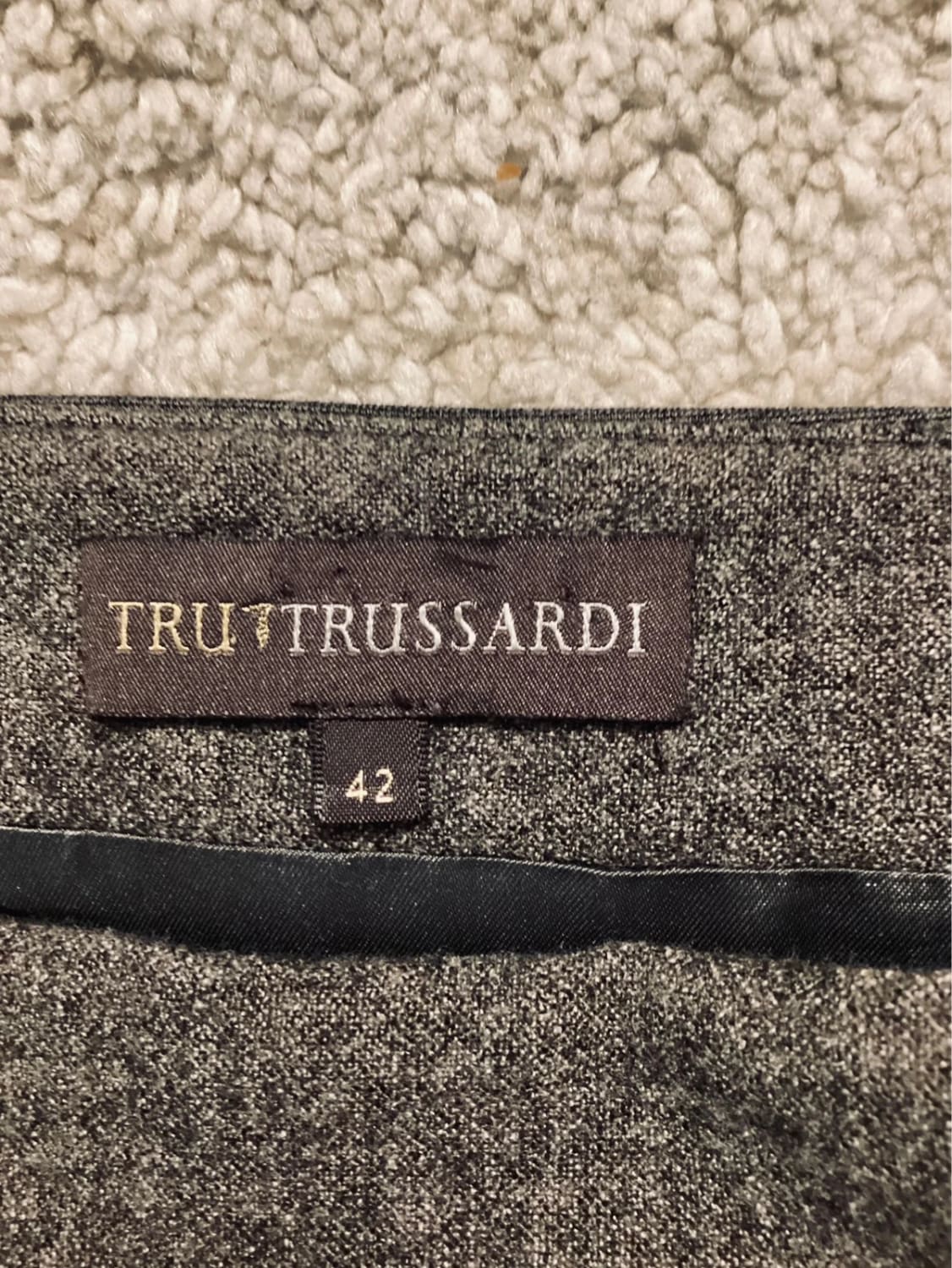 Jupe Trussardi Grise - Taille S