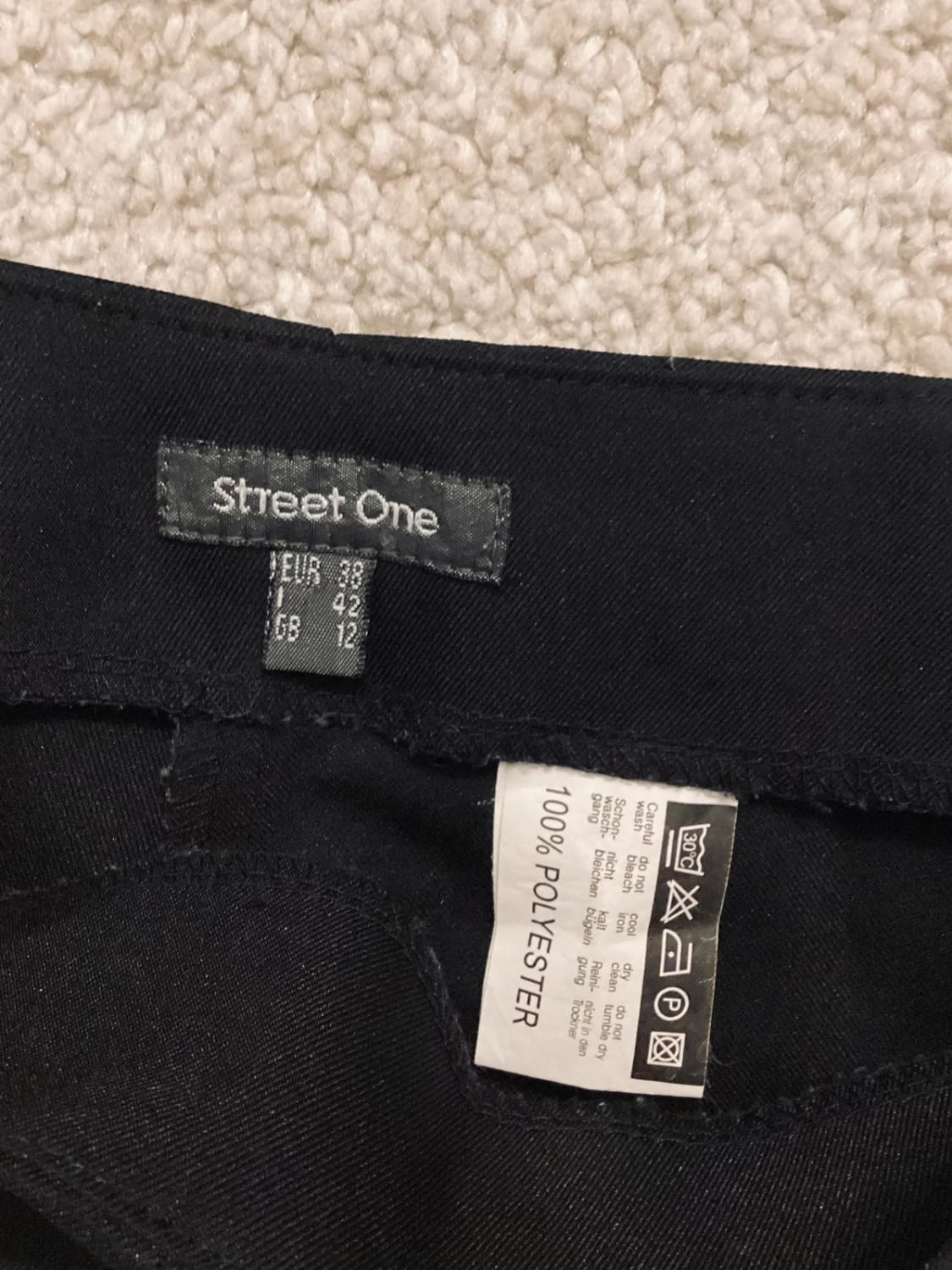 Pantalon Street One Noir - Taille 38