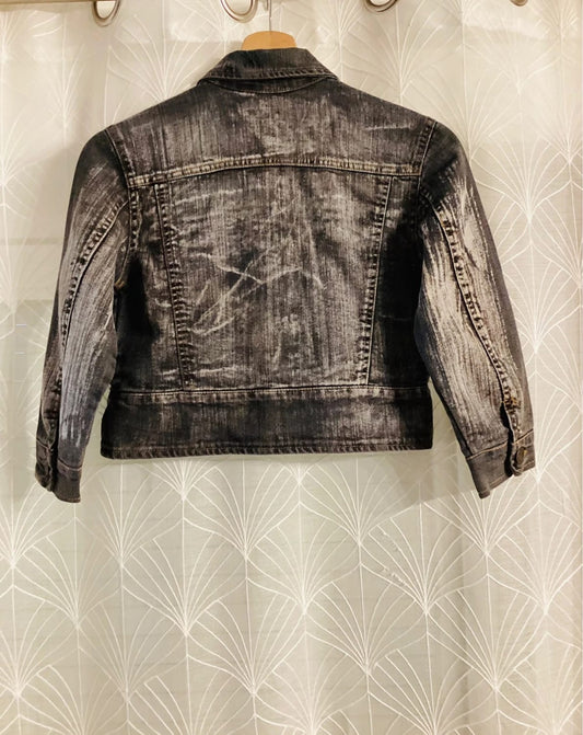Veste en Jean Sissy Missy 8A en très bon état Fille Gris