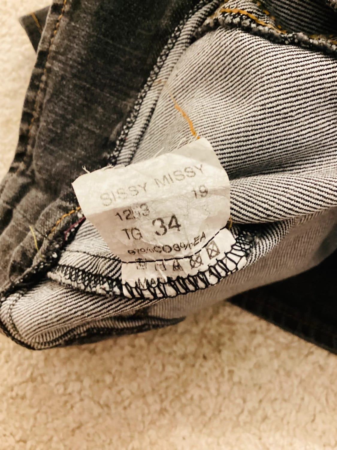 Veste en Jean Sissy Missy 8A en très bon état Fille Gris