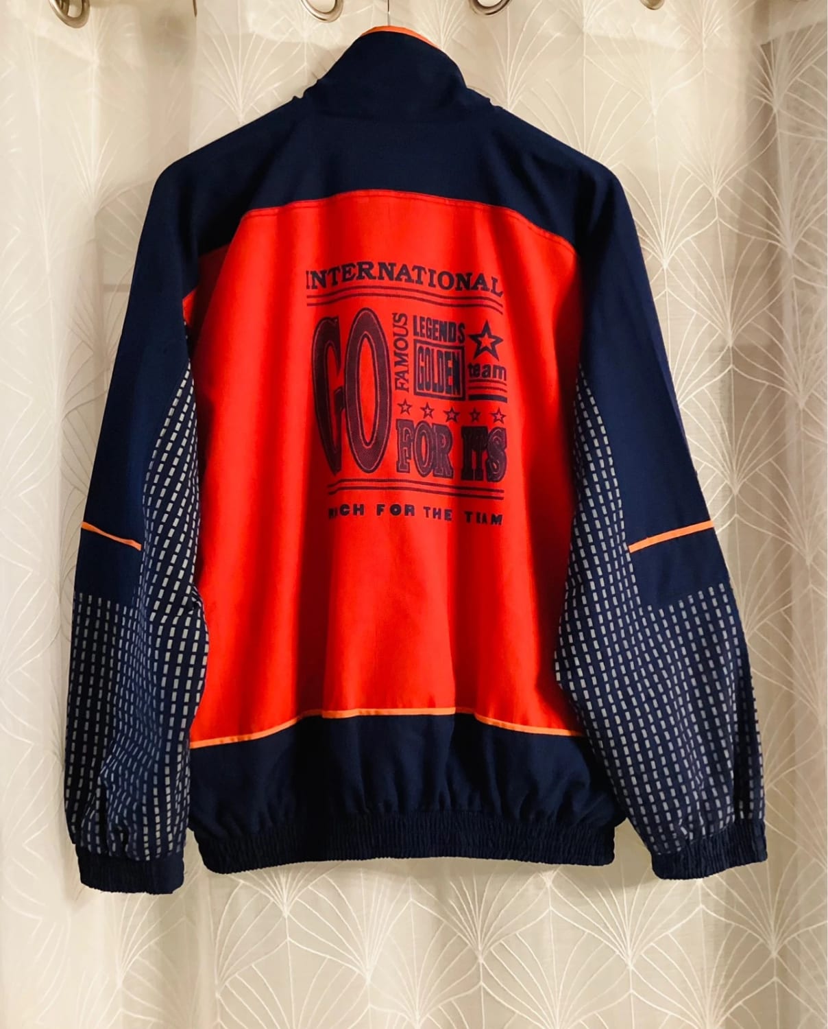 Veste Biwang 14A en très bon état Garçon Marine Rouge 🌊