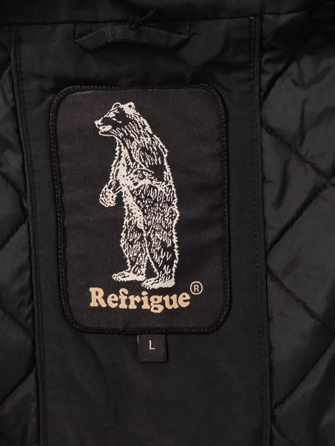 Doudoune Femme Refrigue L Noir en Très Bon État 🖤