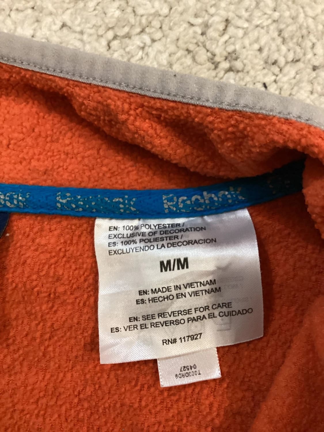 🧥 Veste Reebok M - Très Bon État