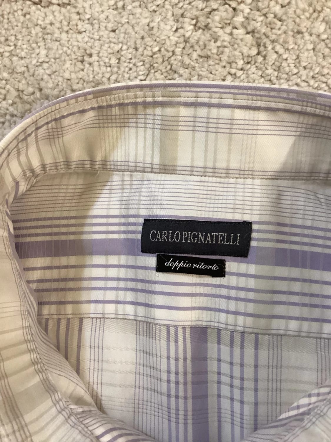 Chemise Carlo Pignatelli 43/17 en Très Bon État 🔵