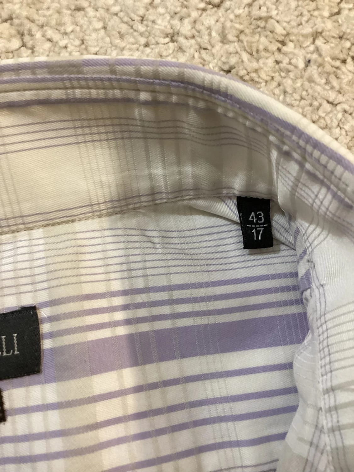 Chemise Carlo Pignatelli 43/17 en Très Bon État 🔵