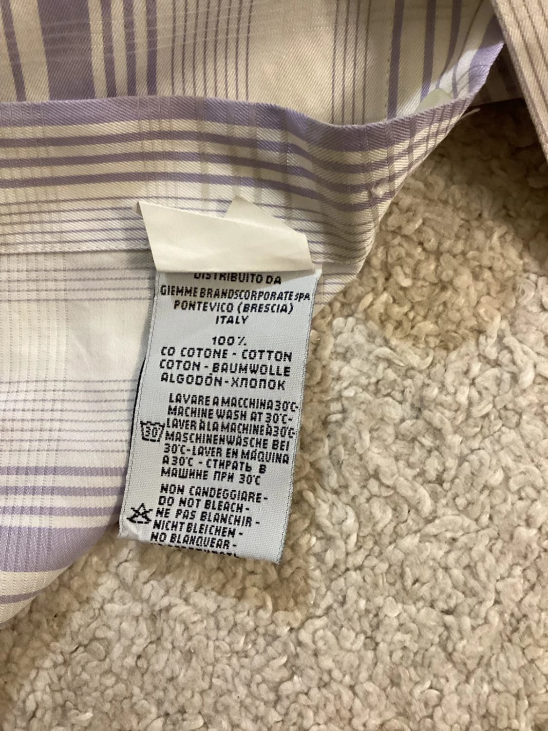 Chemise Carlo Pignatelli 43/17 en Très Bon État 🔵