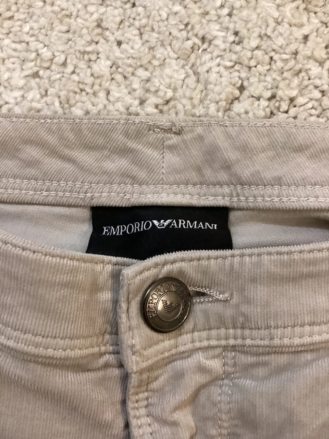 Pantalon Emporio Armani Beige - W29