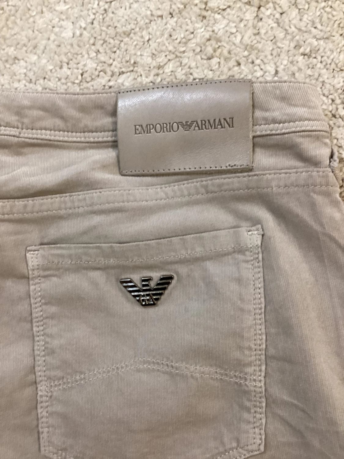 Pantalon Emporio Armani Beige - W29