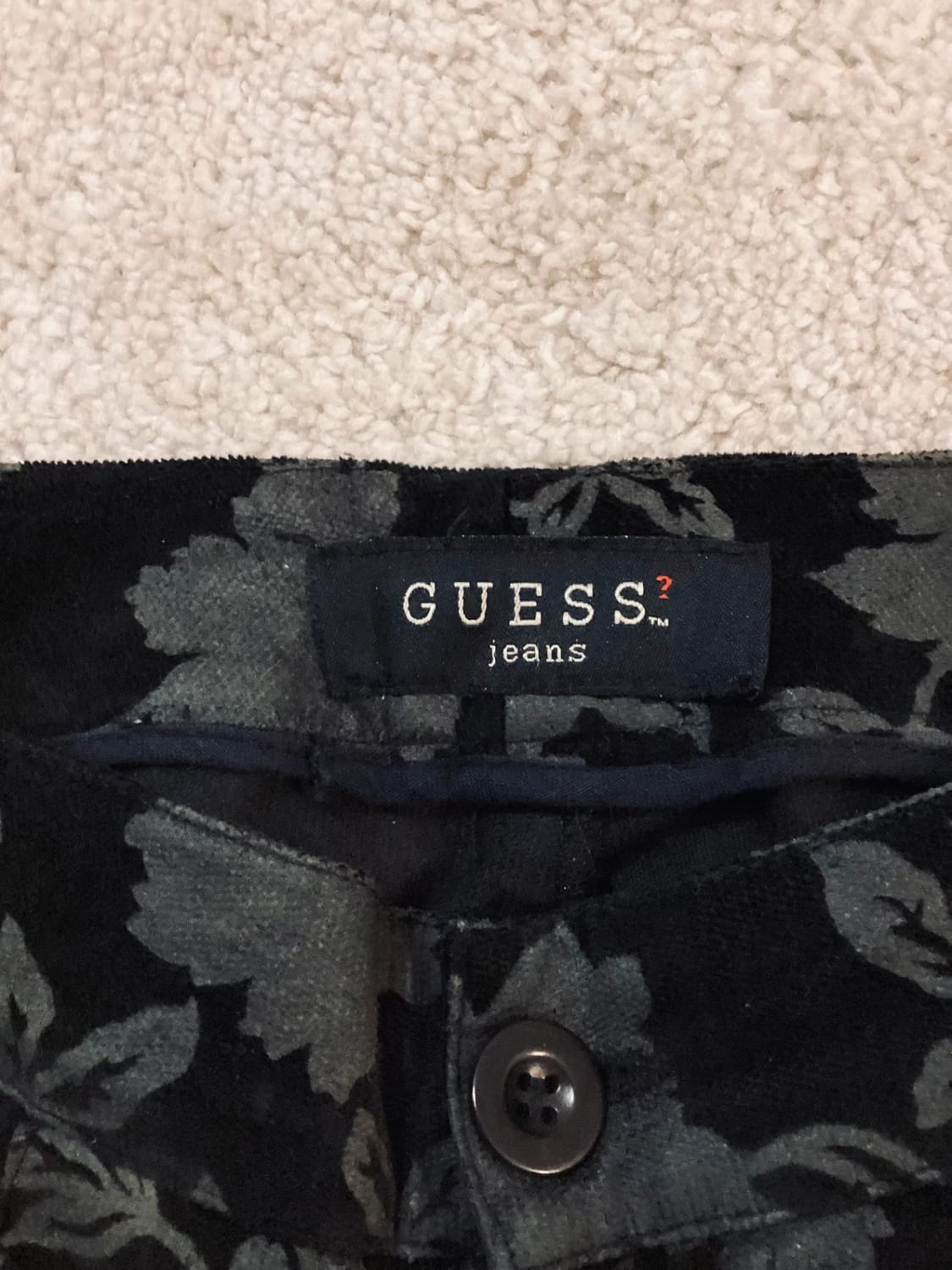 Pantalon Guess Noir/Gris - Taille W21