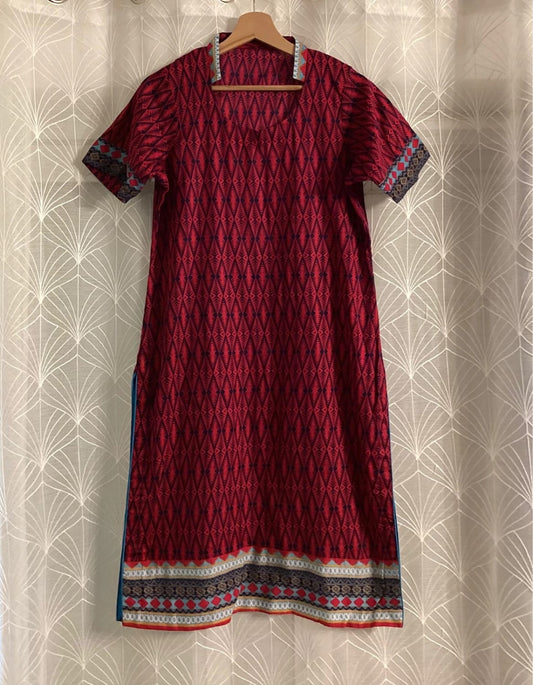 Robe Rouge & Marine - Taille XS